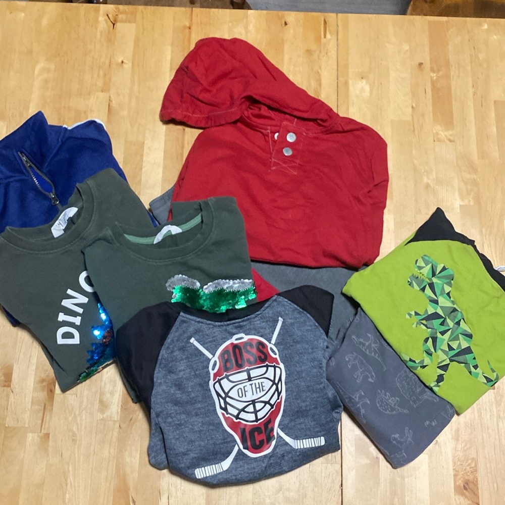Carter's & OshKosh Boys Sweatpants Joggers Bundle Size 8-10 Multi-Pack